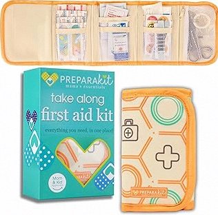 Professional 435 Pieces Large First Aid Kit - Includes Compressed Gauze - Compartments Emergency Medical Kit for Home, Camping, Backpacking, Travel, Boat, Car,Outdoors (Blue) product image