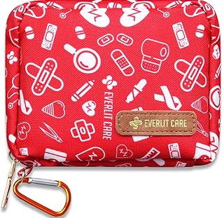 Small First Aid Kit, 150 Piece with Foil Blanket & Scissors, Mini First Aid Bag for Emergency, Home, Camping, Travel, Sports, Office, Outdoor, Car, School product image