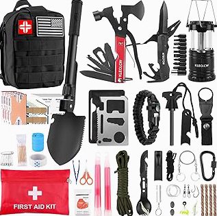 516 Piece First Aid Kit for Car, Travel & Home, FSA Eligible HSA Items - Large Professional Waterproof Compact Labeled Emergency Kit with Molle Shoulder Strap for Camping, Hiking & Survival product image