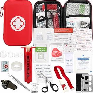 General Medi 420 Pieces Professional First Aid Kit - HardCase First Aid Box - Contains Premium Medical Supplies for Travel, Home, Office, Vehicle, Camping, Workplace & Outdoor product image