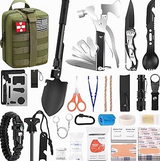 M2 BASICS Professional 350 Piece First Aid Kit, Wall Mountable Dual Layer Hard Case for Business, Home, Car, Vehicle & Work product image