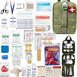 516 Piece First Aid Kit for Car, Travel & Home, FSA Eligible HSA Items - Large Professional Waterproof Compact Labeled Emergency Kit with Molle Shoulder Strap for Camping, Hiking & Survival product image