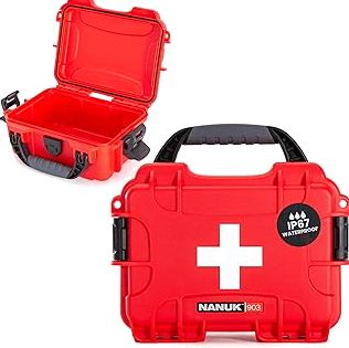 Marine Waterproof First Aid Kit for Boat, Kayak, Sailing & Beach – Floating Hard Case with Emergency Medical Supplies, Survival Gear & Safety Essentials product image