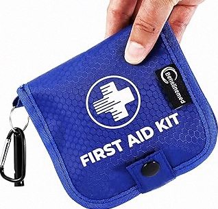Compact First Aid Kit for Emergency - Basic Emergency Kit for Dorm,Hiking, Backpacking, Camping, Traveling, and Cycling -Small First Aid Kits product image