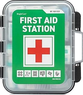 General Medi First Aid Kit, 250 Piece Small First Aid Kit - Includes Emergency Foil Blanket, Instant Cold Pack,Scissors for Travel, Home, Office, Vehicle, Camping, Workplace & Outdoor product image
